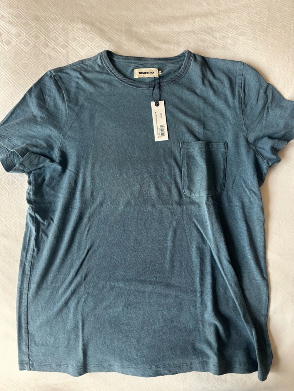 Taylor Stitch Short-Sleeve Pocket Tee - Slate Blue
